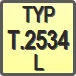 Piktogram - Typ: T.2534-L